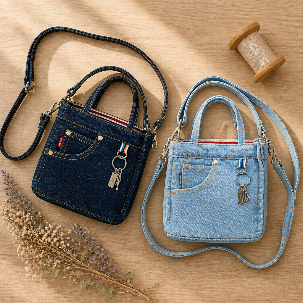 Denim Shoulder Bag